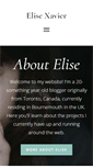 Mobile Screenshot of elisexavier.com